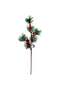 Orc-Stk-24033 Artificial Flower Snowy - Red Cockatil Cone 50 cm - 2