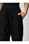 Cargo Pants with Lace Waist and Side Pocket Detail - 5