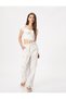 Crop Blouse Sweetheart Neckline Front Tie Detail Short Sleeve Elastic Cotton - 2