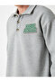 Shirt Collar Sweatshirt Raised - 5