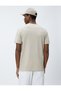 College T-Shirt Printed Crew Neck Short Sleeve Cotton - 4