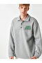 Shirt Collar Sweatshirt Raised - 2