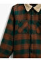 Men's Green Plaid Jacket 3WAM20170HW - 7