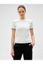 Sleeve Detailed T-Shirt Cotton - 3