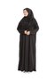 Pockets Prayer Dress Scarf Ready Hijab Clothing Turban Muslim Clothes Suit - Brown - 6