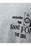 Slogan Printed T-Shirt Crew Neck Slim Fit Short Sleeve - 6