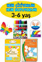 Painting and Activity Book Set for Children Aged 3-6 That Promotes Hand and Finger Muscle Development