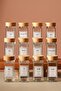Tokyo - Tohana 12-Piece Glass Square Spice Rack with Bamboo Lid 125 ml with Sticker Gift - 2