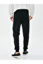 Jogger Sweatpants with Label Detail, Zipper Pocket, Lace Waist - 4