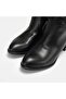 Large Size Women's Boots - 41-42-43-44 Black Skin - 8