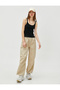 Cotton Undershirt U-Neck Strap Ribbed - 2