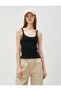 Cotton Undershirt U-Neck Strap Ribbed - 3