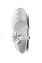 (Ortaç Kids) Thermo Non-Slip Sole Velcro Orthopedic Girls' Ballerina Ballerina Silver - 5