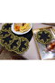 Black Gold Set of 6 Coffee Sides Presentation Napkins - 4