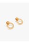 Geometric Stone Detailed Earrings - 3