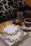 Set of 3 Leopard Patterned Coffee Sides Presentation Napkins - 2