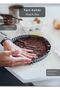 Large Size Tart Mold with Removable Base Pie Mold Carbon Steel Cake Mold 28cm - 2