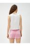 Printed Athlete Crew Neck Cotton Piping Detail - 4