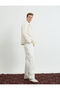 Loose Jeans Cargo Pocket Detailed Buttoned