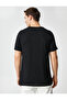 Crew Neck T-Shirt Textured Short Sleeve Slim Fit - 4