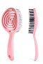 Pink Pro Three Dimensional Oval Hair Brush - 4