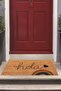 Digital Printed Non-Slip Base Washable Hola Written Doormat (40X60Cm) - 3