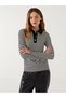 Lcwk Polo Neck Striped Women's Bodysuit