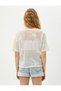 Acrylic Mesh T-Shirt Short Sleeve - 4
