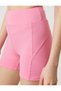 Mini Biker Tights with Stitching Detail - 5