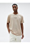 Oversize T-Shirt Slogan Printed Crew Neck Short Sleeve - 2