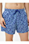 Swim Shorts Printed Waist With Pocket Detail - 5
