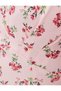 Floral Mini Viscose Dress with Shirt Collar Detail - 6