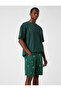 Patterned Gabardine Shorts - 2