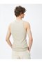 Basic Sleeveless T-Shirt Halter Neck - 4