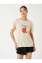 Figure Printed T-Shirt Modal Mixed - 3