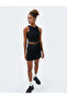 Basic Crop Tank Top Round Neck Ribbed - 2