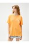 Back Printed T-Shirt Crew Neck Short Sleeve Cotton - 3
