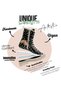 Women's Vegan Leather Black Long Boots - More Self Love Design - 7