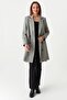 Women's Buttoned Belted Jacket