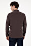 Men's Brown Long Sleeve Basic Shirt 50293980 -Vr029 - 5