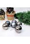 Space Gray New Year Ball Ornament Matte-shiny-silvery-mirrored 6 Pieces 4 Cm - 2