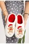Santa Claus New Year's Eve Slippers Washable Plush Home Slippers House Slippers Guest Slippers
