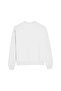 Unisex Oversize Sweatshirt Montmartre Paris Printed White – Crew Neck, 3 Thread Ribs - 5