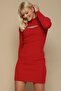 Women's Cut Out Detailed Knitwear Dress - 3
