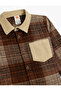 Checkered Pocket Detailed Shirt - 3