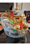 Lav Tokyo 2 Li Glass Bowl Salad Bowl Multi-Purpose Bowl 880Cc - 2