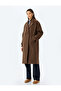 Double Breasted Buttoned Long Oversize Cashmere Coat - 3