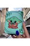 Green Baby Yoda Short Wallet - 3