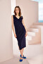 Midi Length Sleeveless Knitwear Dress
