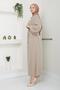 Hale Shoulder Pleated Balloon Arm Ferace Stone - 3